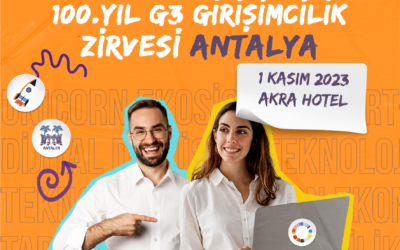 100. Yıl G3 Girişimcilik Zirvesi Antalya İçin Geri Sayım Başladı!